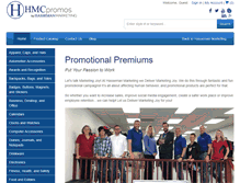 Tablet Screenshot of hmcpromos.com